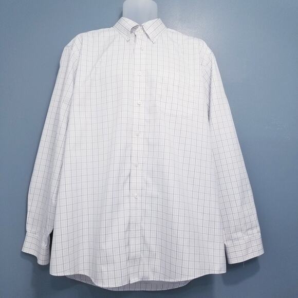 L.L Bean Wrinkle Resistant Plaid Button Down Shirt - Picture 1 of 13
